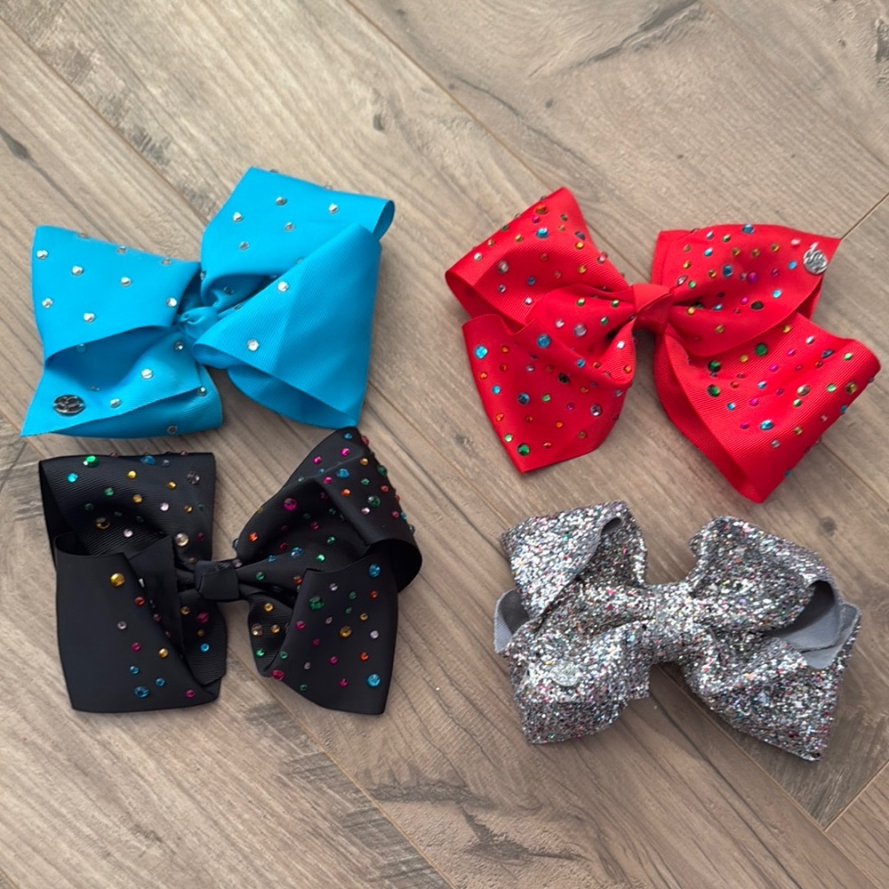 Colorful Kids Hair Bows Set